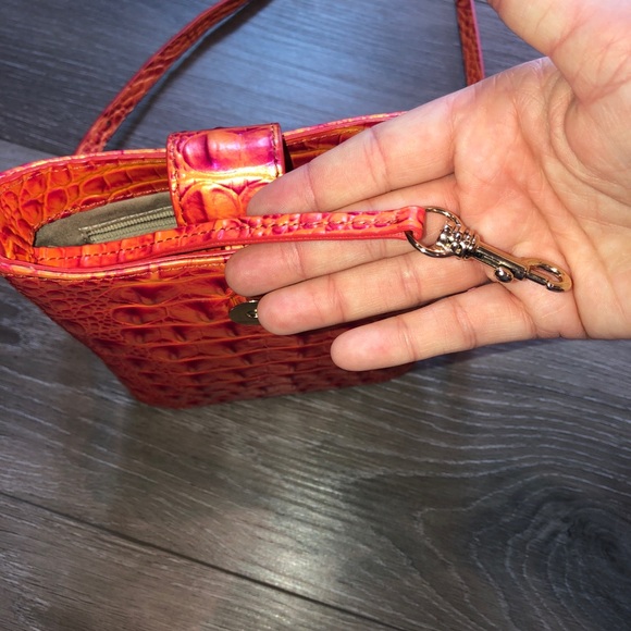 Brahmin Marley Crossbody Mandarin Orange Melbourne - Picture 14 of 15